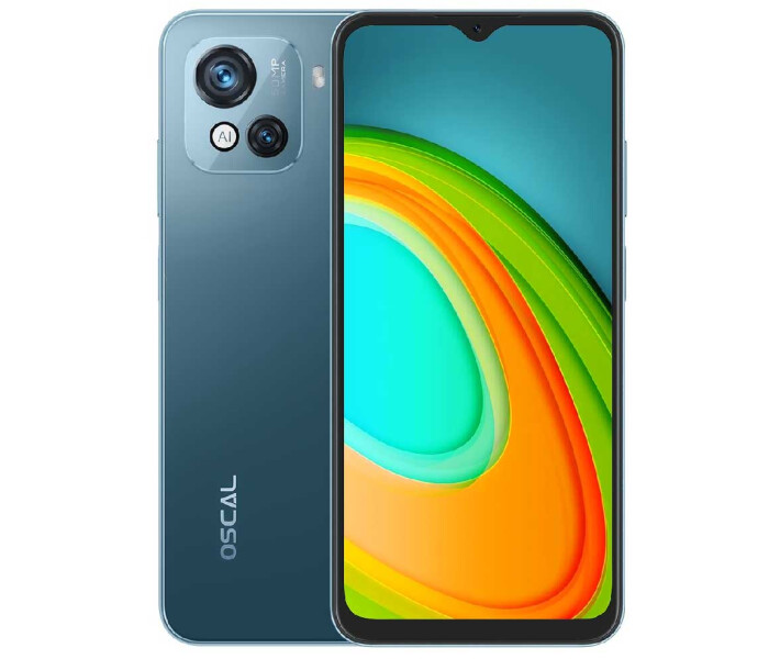 Смартфон Oscal C80 8/128GB Dual Sim Blue