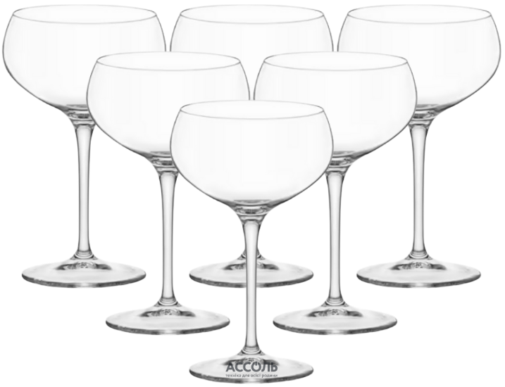 Набір келихів Bormioli Rocco Bartender Coctail 6x305 мл (320757BB9021990)