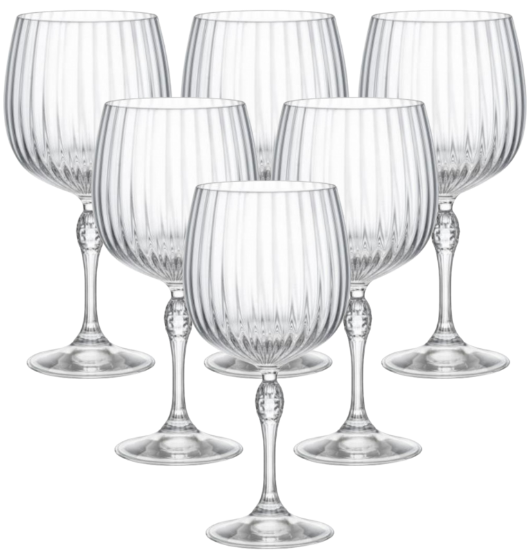 Набір келихів Bormioli Rocco America'20s Cocktail 6x745 мл (122128BB9021990)