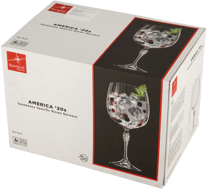 Набір келихів Bormioli Rocco America'20s Cocktail 6x745 мл (122128BB9021990) фото №3