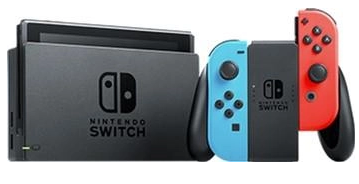 Игровая приставка Nintendo Switch неоновий червоний/неоновий синій (045496453596) фото №5