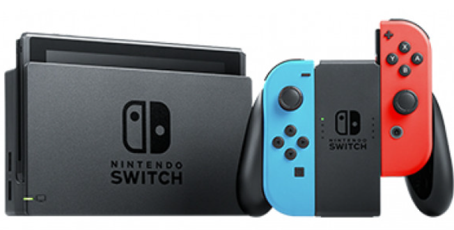 Ігрова приставка Nintendo Switch OLED червоний та синій (045496453442)