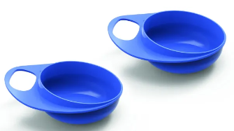 Посуд для дітей Nuvita Easy Eating NV8431Blue 2шт