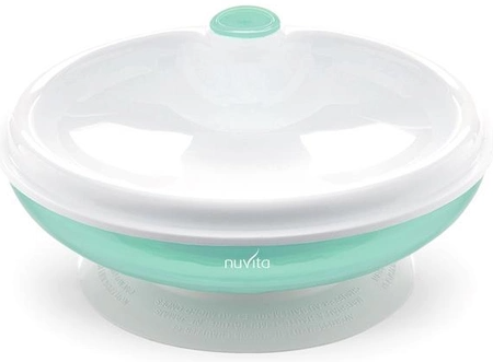 Посуд для дітей Nuvita Тарілка NV1427COOLGREEN 6м  зелена