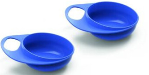 Посуд для дітей Nuvita Easy Eating NV8451Blue 2шт.
