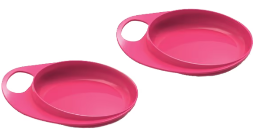 Посуд для дітей Nuvita Easy Eating NV8451Pink 2шт.