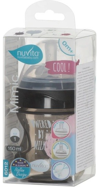 Пляшечка для годування Nuvita Антиколікова NV6032BLACK, 250 мл фото №2