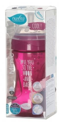 Пляшечка для годування Nuvita Антиколікова NV6032PURPLE, 250 мл фото №2