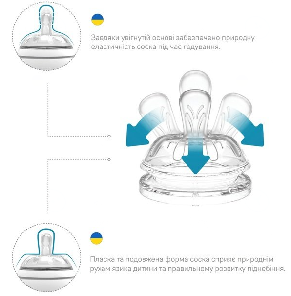 Пляшечка для годування Nuvita Антиколікова NV6051BIANCO, 330 мл фото №6