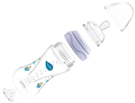 Пляшечка для годування Nuvita Антиколікова NV6050White, 330 мл фото №2