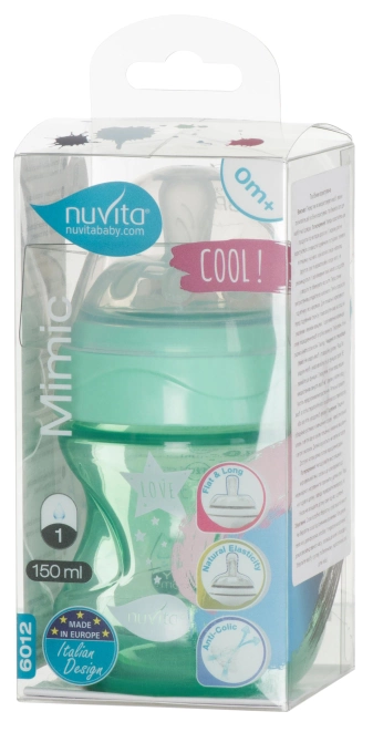Пляшечка для годування Nuvita Антиколікова NV6012GREEN, 150 мл фото №2