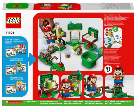 Конструктор Lego Super Mario™ Додатковий набір «Будинок подарунків Йоші» (71406)