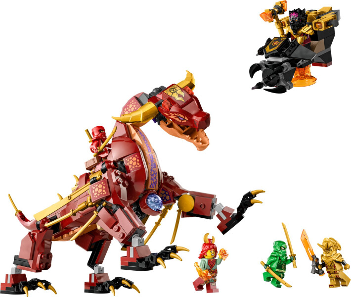 Конструктор Lego Ninjago Вулканічний Дракон, що трансформує Хітвейва (71793) фото №3
