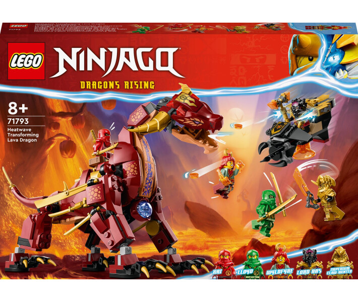 Конструктор Lego Ninjago Вулканічний Дракон, що трансформує Хітвейва (71793)