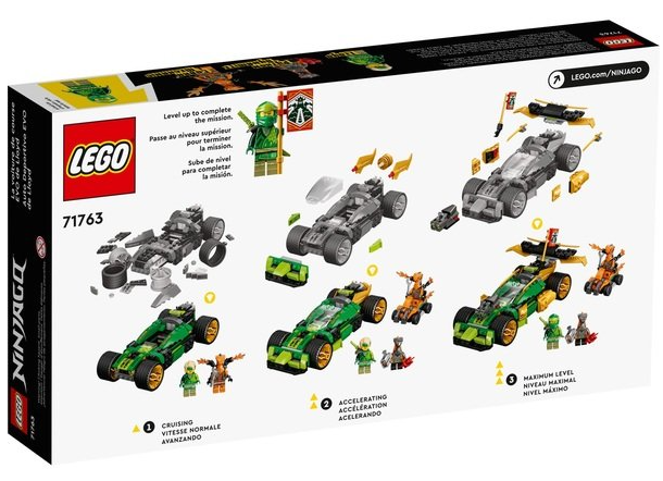 Конструктор Lego Ninjago Гоночний автомобіль ЕВО Ллойда (71763) фото №5