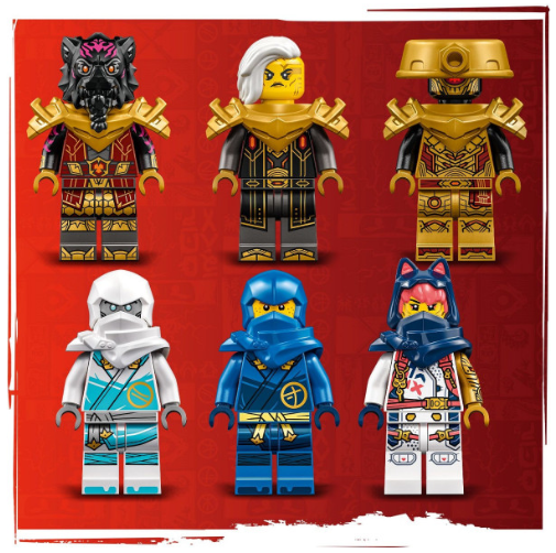 Конструктор Lego Ninjago Дракон стихій проти робота Володарки (71796) фото №9
