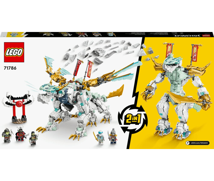 Конструктор Lego Ninjago Істота Крижаний Дракон Зейна (71786) фото №4