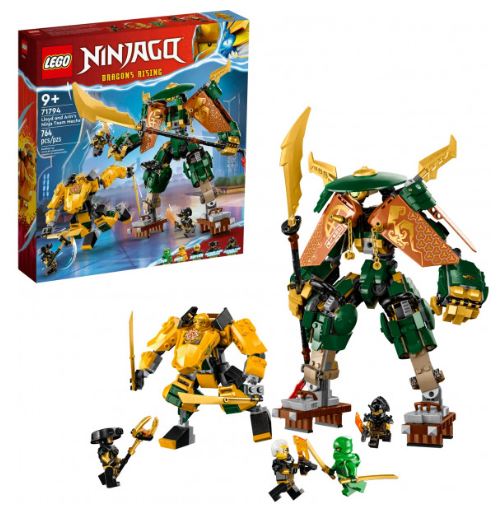 Конструктор Lego Ninjago Командні роботи ніндзя Ллойда й Арін (71794)