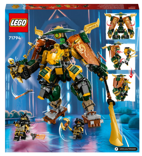 Конструктор Lego Ninjago Командні роботи ніндзя Ллойда й Арін (71794) фото №2