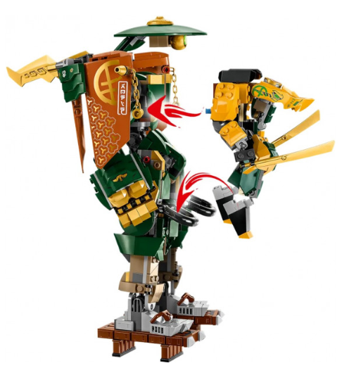 Конструктор Lego Ninjago Командні роботи ніндзя Ллойда й Арін (71794) фото №4