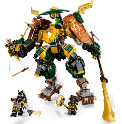 Конструктор Lego Ninjago Командні роботи ніндзя Ллойда й Арін (71794) фото №5