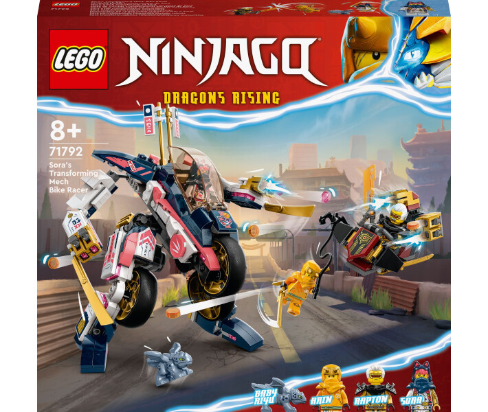 Конструктор Lego Ninjago Перегоновий робобайк-трансформер Сори (71792)