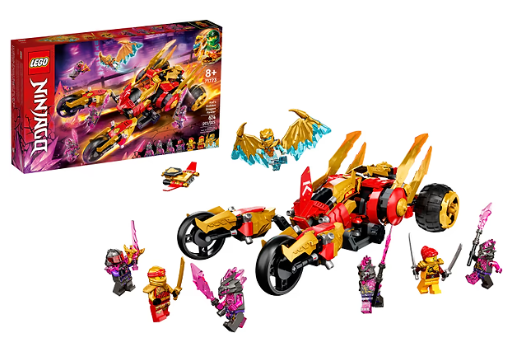 Конструктор Lego Ninjago Рейдер Золотого дракона Кая (71773)