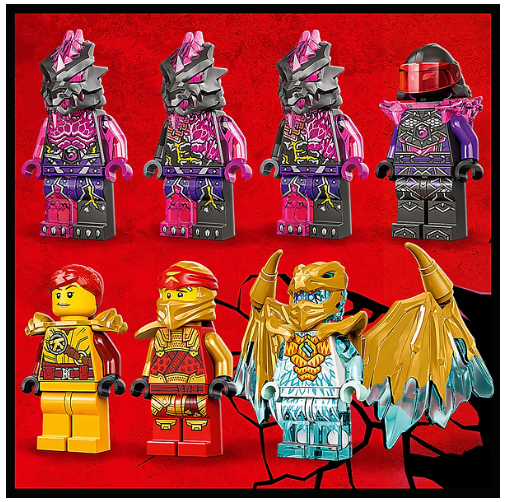 Конструктор Lego Ninjago Рейдер Золотого дракона Кая (71773) фото №7