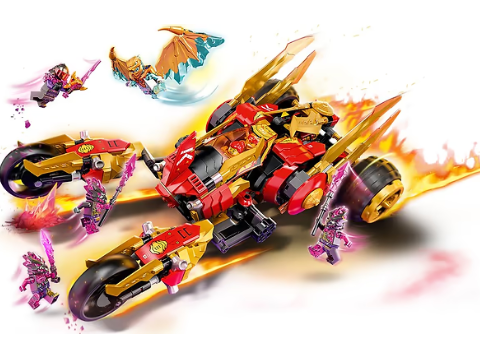 Конструктор Lego Ninjago Рейдер Золотого дракона Кая (71773) фото №5
