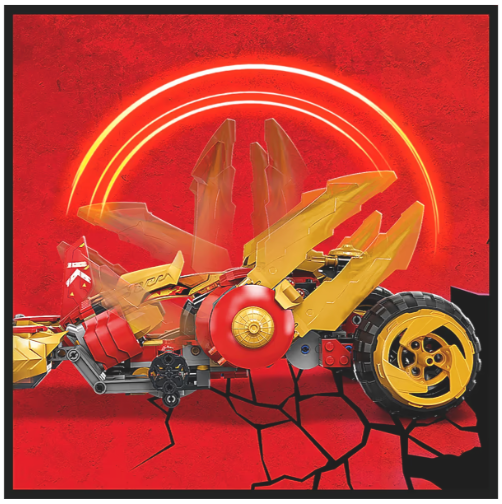 Конструктор Lego Ninjago Рейдер Золотого дракона Кая (71773) фото №9