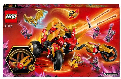 Конструктор Lego Ninjago Рейдер Золотого дракона Кая (71773) фото №2