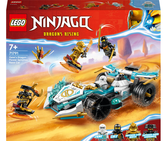 Конструктор Lego Ninjago Суперсила дракона Зейна автомобіль для перегонів спін-джитсу (71791)