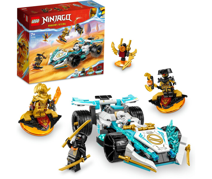 Конструктор Lego Ninjago Суперсила дракона Зейна автомобіль для перегонів спін-джитсу (71791) фото №2