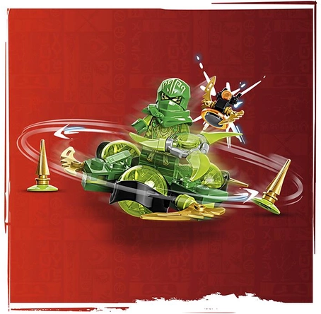 Конструктор Lego Ninjago Суперсила дракона Ллойда обертання спін-джитсу (71779) фото №4