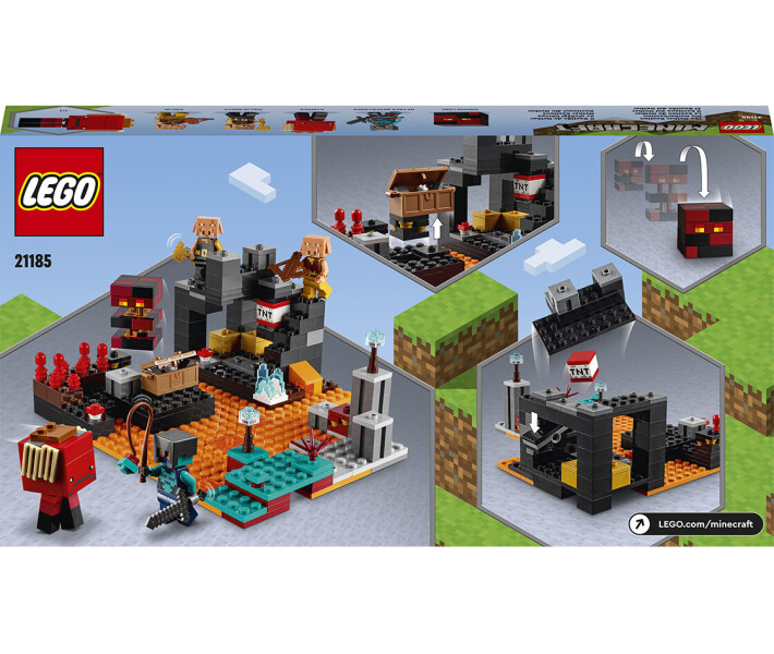 Конструктор Lego Minecraft Бастіон підземного світу (21185) фото №2