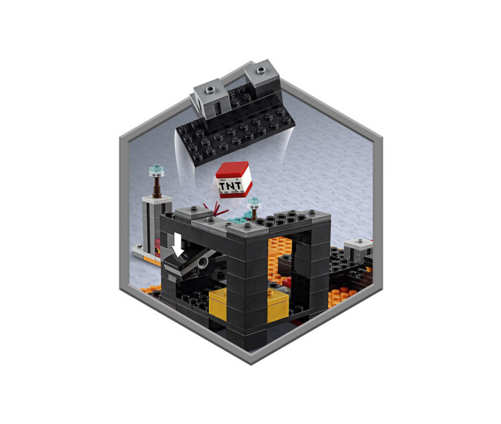 Конструктор Lego Minecraft Бастіон підземного світу (21185) фото №4