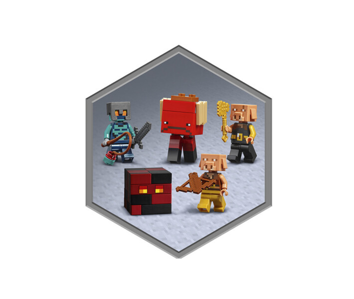 Конструктор Lego Minecraft Бастіон підземного світу (21185) фото №5