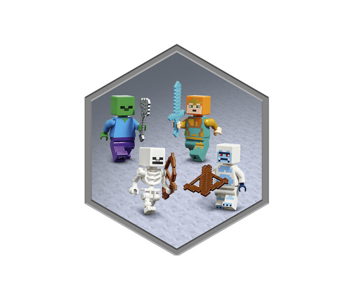 Конструктор Lego Minecraft Крижаний замок (21186) фото №4