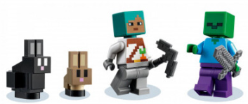 Конструктор Lego Minecraft Кроляче ранчо (21181) фото №5