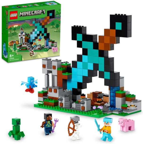Конструктор Lego Minecraft Форпост із мечем (212440) фото №4