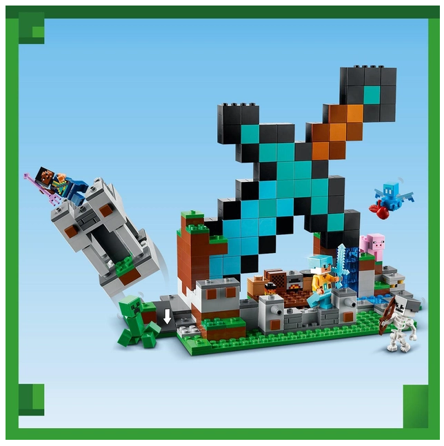 Конструктор Lego Minecraft Форпост із мечем (212440) фото №7