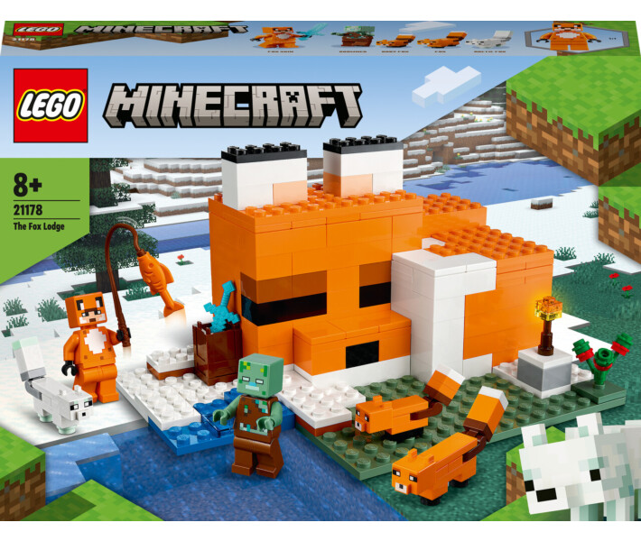 Конструктор Lego Minecraft Хатина лисиці (21178)
