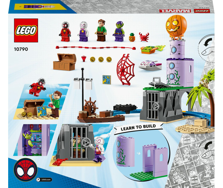 Конструктор Lego Marvel Команда Павука на маяку Зеленого Гобліна (10790) фото №3