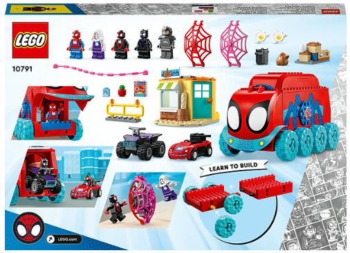 Конструктор Lego Marvel Мобільна штаб-квартира команди Павука (10791-) фото №3