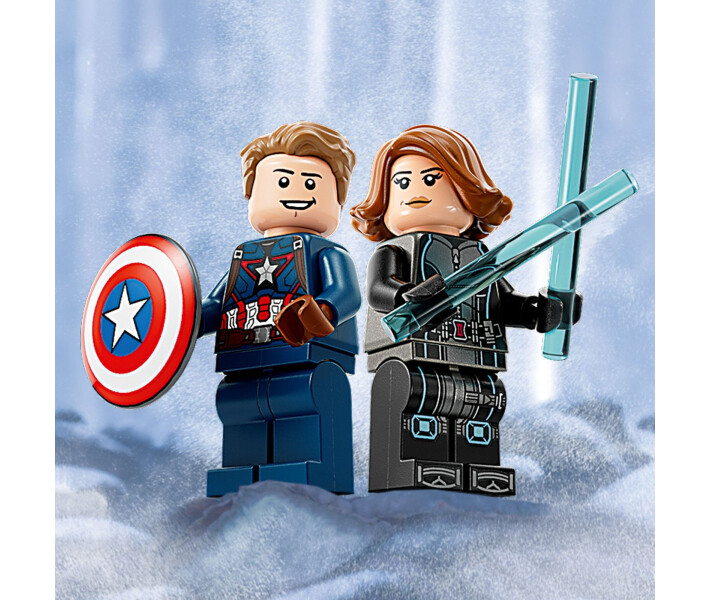 Конструктор Lego Marvel Мотоцикли Чорної Вдови й Капітана Америка (76260) фото №6