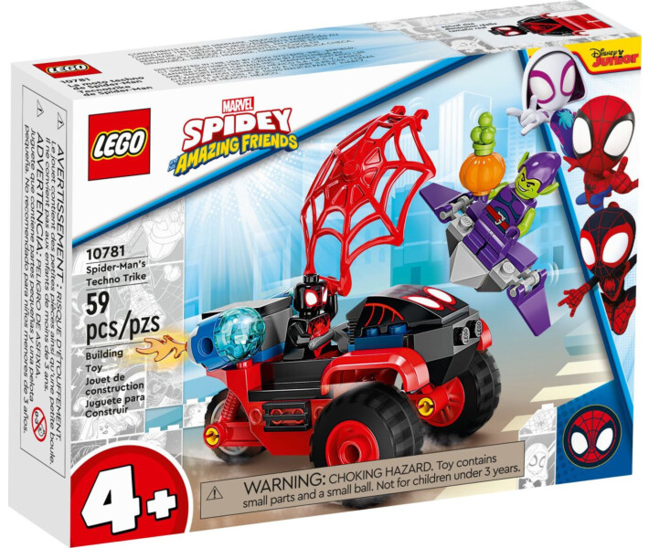 Конструктор Lego Marvel Техно Велосипед Людини-павука (10781) фото №7