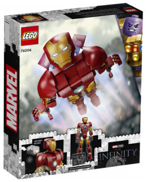 Конструктор Lego Marvel Фігурка Залізної людини (76206) фото №6