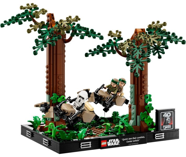 Конструктор Lego Star Wars Діорама «Погоня на спідері на Ендорі» (75353) фото №4