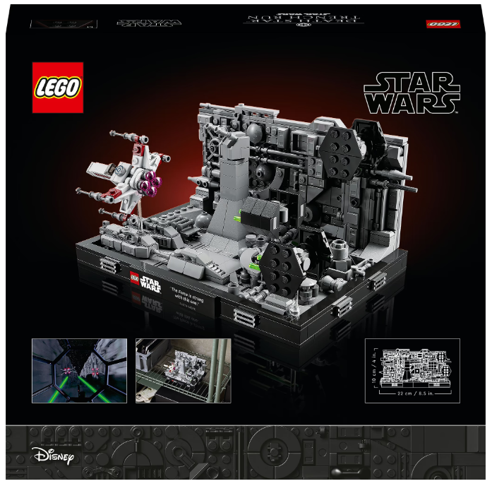 Конструктор Lego Star Wars Діорама «Політ над Зіркою Смерті» (75329)