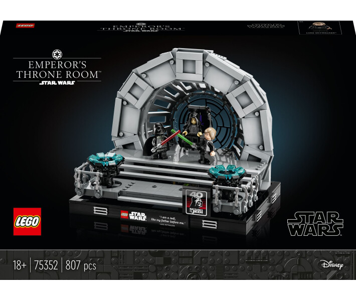Конструктор Lego Star Wars Діорама «Тронна зала імператора» (75352)